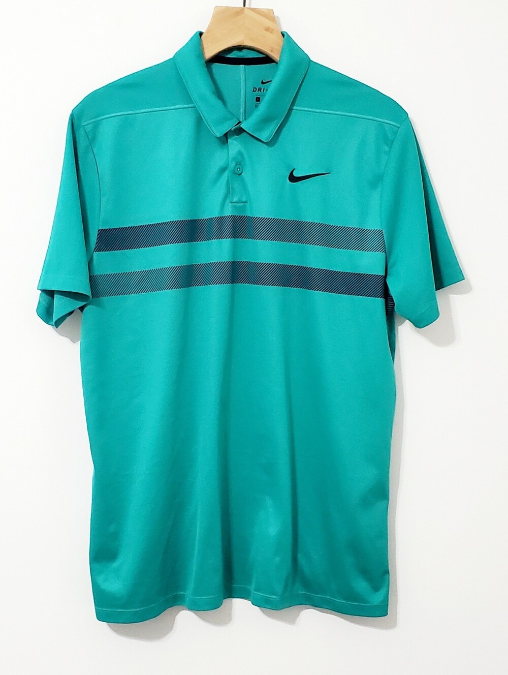 Nike DriFit Golf Polo Shirt Green Mens Large